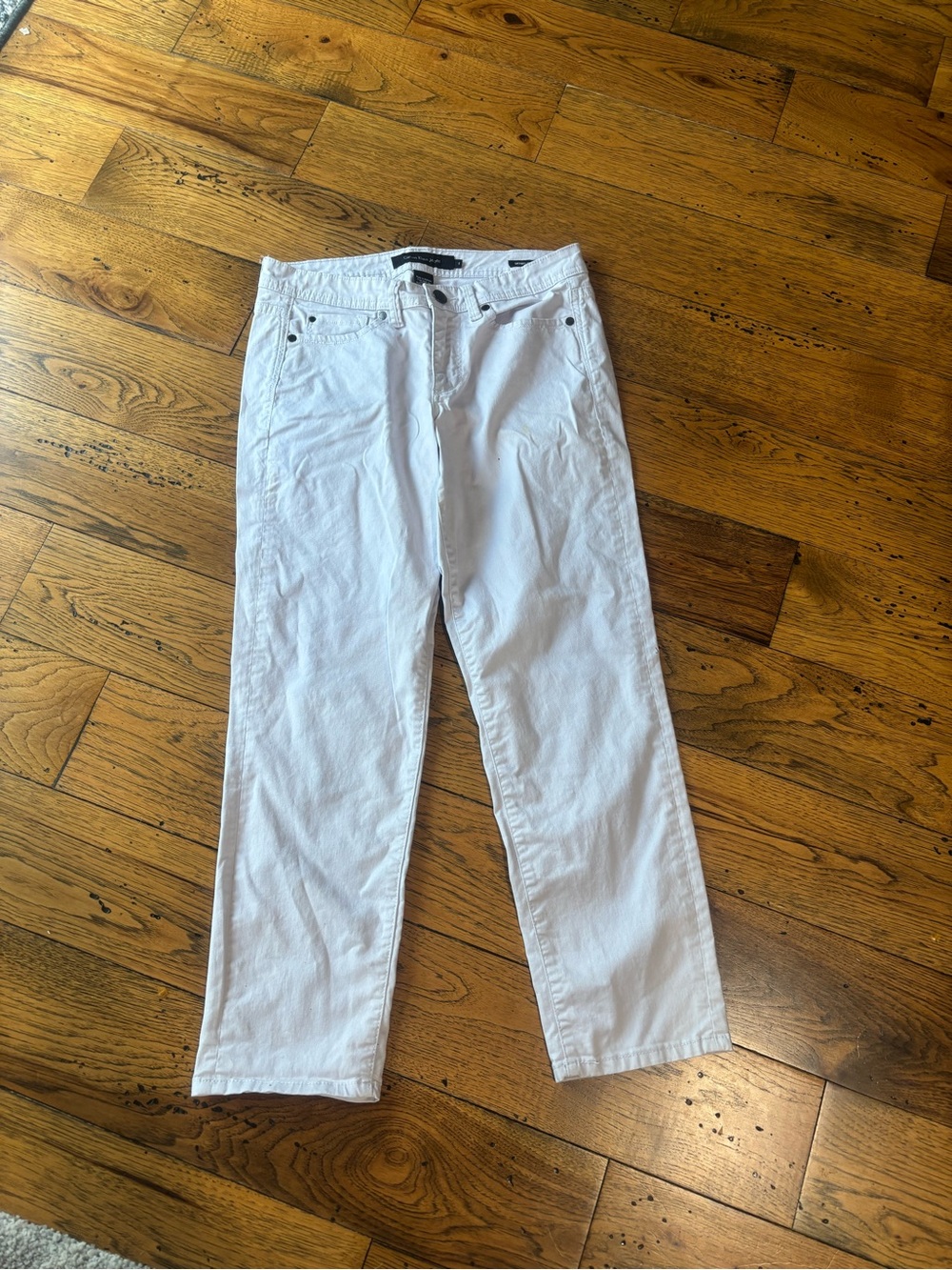 Calvin Klein Women’s White Skinny Cropped Jeans Cotton Size 6